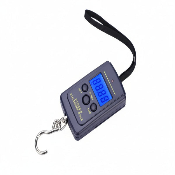 Portable Digital Luggage Scale - 40kg Backlit Hanging Scale